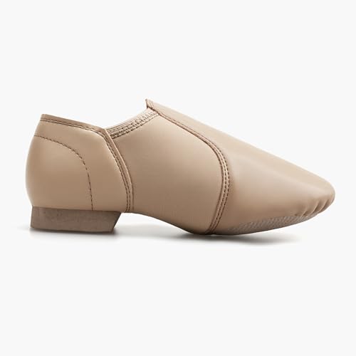 PU Leather Jazz Dance Shoes for Kids | Breathable Slip-On Design