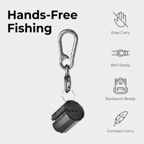 Lightweight Fishing Rod Holder Clips - Hands-Free Outdoor Accessory