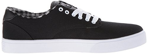Osiris Men's Slappy VLC Skateboarding Shoe, Black/White, 8 M US