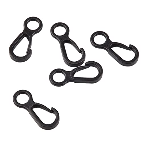 10 Pack Plastic Snap Clip Hooks - Durable Outdoor Accessories