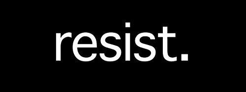 Anti-Trump Bumper Sticker - Pro Liberal Vinyl Decal (3x8 inch)