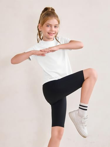 Kids Short Sleeve Quick Dry Athletic T-Shirt - White, 13-14 Years