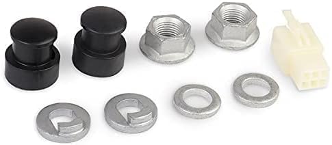 E-Bike Hub Motor Axle Nut & Washer Set - 12mm Replacement Parts