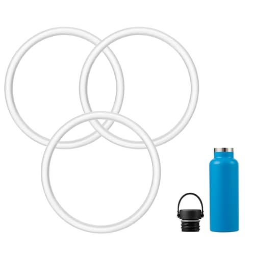 Silicone Replacement Seals for HydroFlask Narrow Mouth Lids - 3-Pack