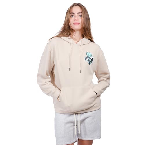 WNBA Women's Super Soft Fashion Hoodie - New York Liberty, XX-Large, Sand