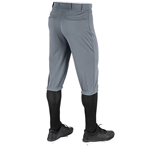 Champro Boy's Triple Crown Baseball Knickers Graphite Large - Durable Pro-Weight Polyester