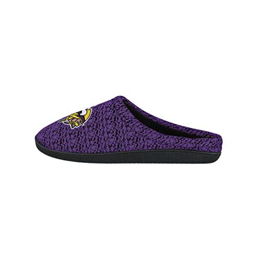 NFL Men's Poly Knit Cup Sole Slipper - Team Fan Gear
