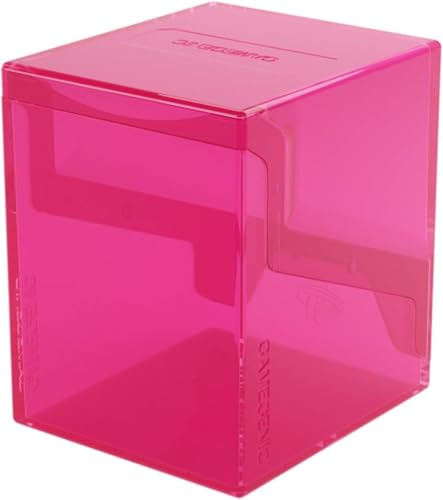 Gamegenic Bastion 100+ XL Deck Box for Trading Cards - Pink, Secure & Compact