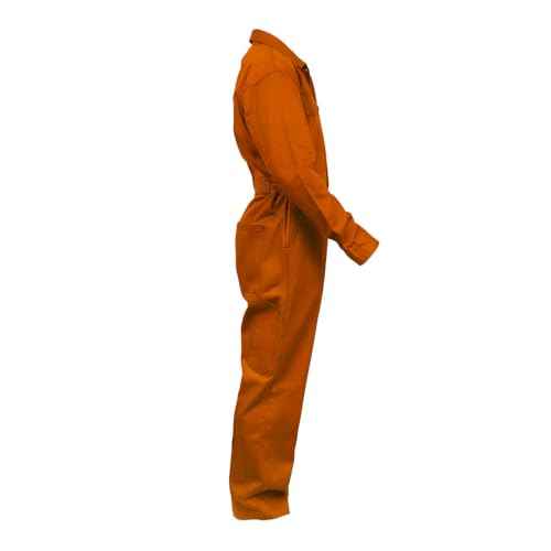 Just In Trend Classic Safety Work Coverall - Long Sleeve - 100% Cotton - 7 oz
