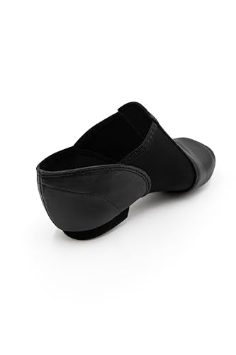 Capezio Women's E-Series Jazz Slip-On Shoes - Black, Size 3