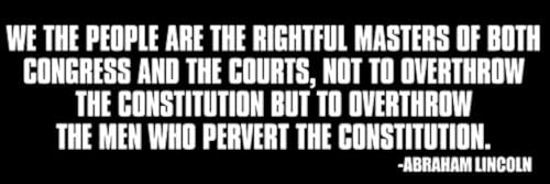 We The People Bumper Sticker - 3 x 9 Inch Vinyl Decal