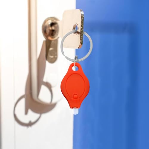 9-Pack Mini LED Keychain Flashlights - 1.6" Ultra Bright Pocket Penlights