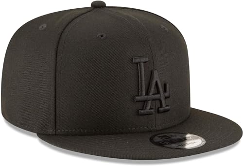 MLB Black Adjustable Snapback Hat with Primary Team Logo