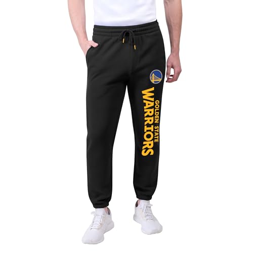 NBA Golden State Warriors Jogger Sweatpants - Large - Black