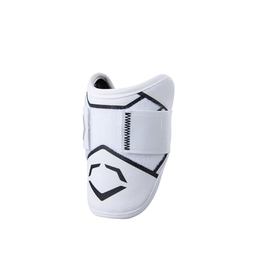 EvoShield SRZ-2 Youth Batter’s Elbow Guard - White, Custom Fit, Protective Gear