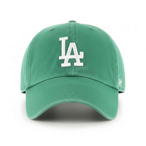Los Angeles Dodgers '47 Brand Clean Up Cap - Kelly Green Adjustable Baseball Hat