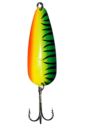 1 Oz. Guideline Fire Tiger Fishing Spoons - Assorted Colors