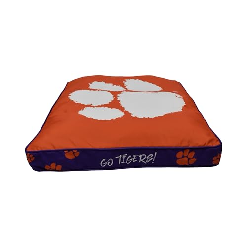 Clemson Dog Bed with Orthopedic Support - L/XL