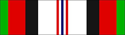 Afghanistan Operation Enduring Freedom Campaign Ribbon Sticker - 1.5x5 inch