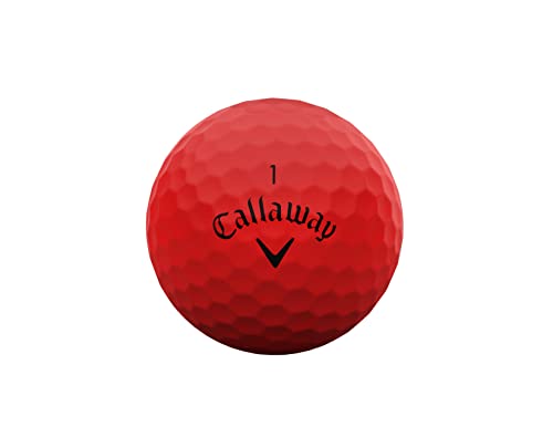 Supersoft Golf Balls - Red, One Dozen (2023 Edition)