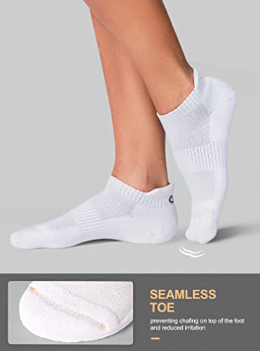 6 Pairs Low Cut Ankle Athletic Running Socks for Men & Women