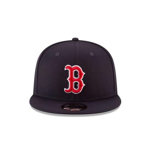 New Era Navy Wool Snapback Hat for Men