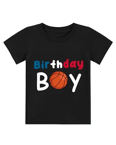 Birthday Boy Shirt for Toddler - Basketball 4T Short Sleeve Tee
