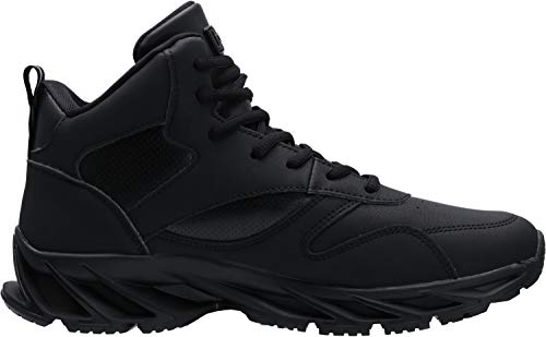Joomra Men's High Top Athletic Sneakers - Black, Size 11/2 All Black