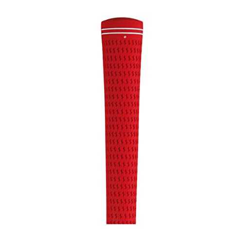 Red Jumbo Golf Grip - Karma Velour for Men, Women, Juniors