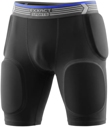 Rebel 5-Pad Youth Football Girdle with Cup Pocket | Lightweight