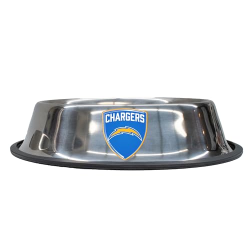 NFL Pet Feeding Bowl - Durable Stainless Steel with Anti-Skid Ring