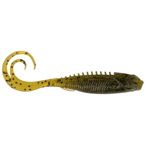 Eye-Candy Paddle Shad Swimbait - Green Pumpkin - 3 Inch
