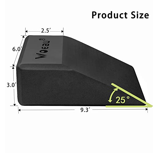 Squat Wedge Blocks - Non-Slip Heel Elevated Ramp for Fitness