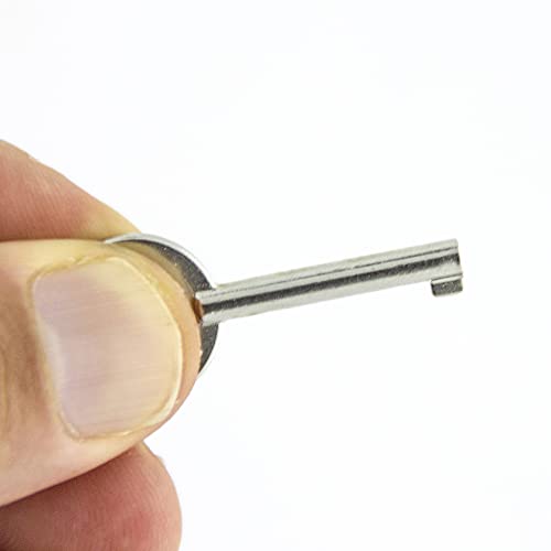 Vulcanforce 2-Pack Handcuff Keys | Universal Steel Law Enforcement Keys