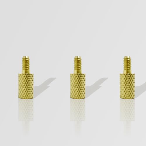 Brass Thread Adapters - 8-32 to 10-32 - 3 Pack for Gun Cleaning
