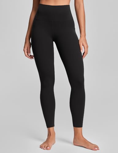 HeyNuts Pro Pockets Leggings 25" Workout Leggings Black Medium with Pockets