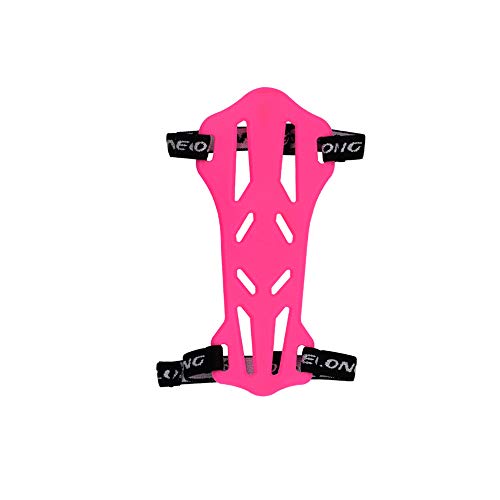 Archery Arm Guard - Soft Rubber Protector for Youth - Pink