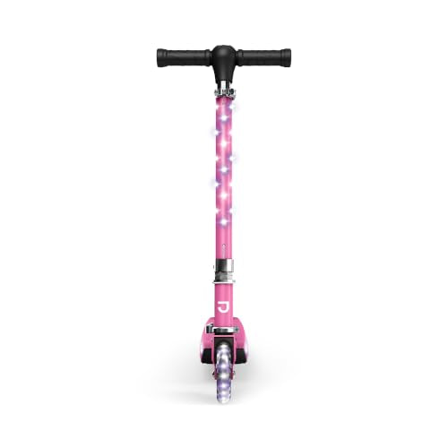 Light-Up Kids Kick Scooter with Adjustable Handlebar, Easy-Folding Design