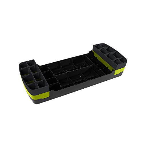 Compact Aerobic Step Platform - Adjustable Height, Black/Yellow