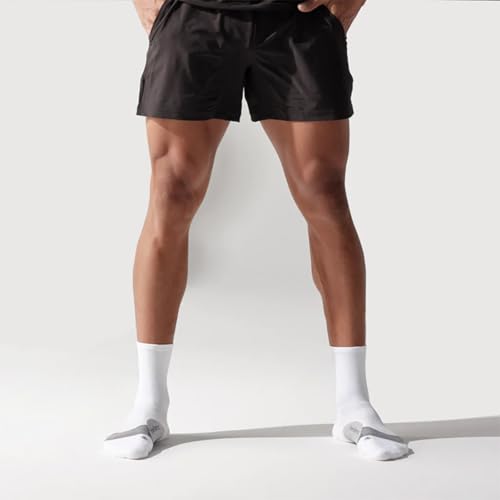 Feetures Elite Light Cushion Mini Crew Sock - Large, White, 1 Pair