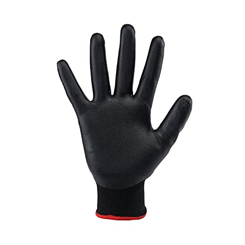 Foam Nitrile Mechanic Gloves - Large with Grip