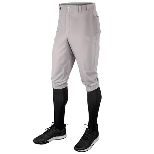 Champro Boys' MVP Baseball Knickers - Medium Grey Youth Style