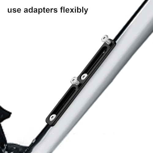 Bike Bottle Cage Adapter with 2 Slots, 6 Screws & Screwdriver