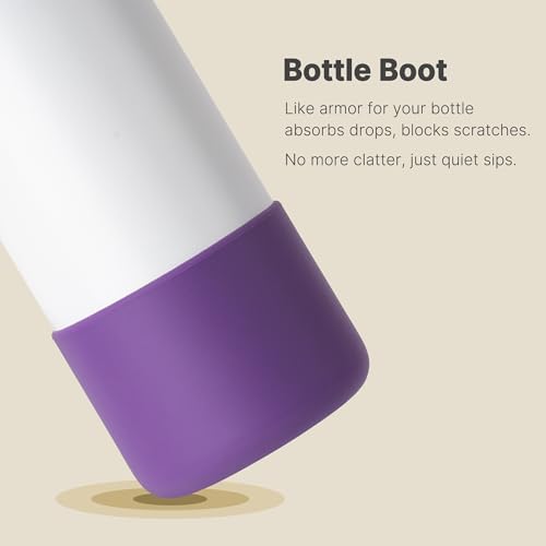 Silicone Boot for Owala FreeSip Twist Water Bottle - Purple