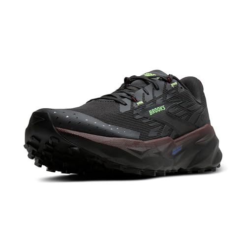 Cascadia 19 Men's Trail Running Shoes - Phantom/Rum Raisin/Green
