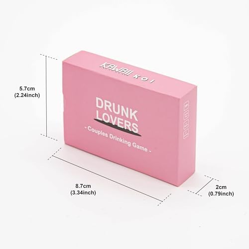 Drunk Lovers Couples Card Game - 54 Fun Games for Date Night