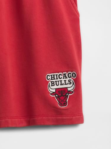 Men's NBA Fleece Athletic Shorts - Bulls Modern Red - Medium