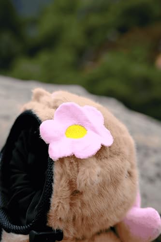 CHALKMATE Capybara Flower Plush Chalk Bag for Climbing & Bouldering