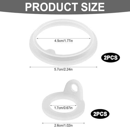 Silicone Gasket Replacement for TAKEYA Actives Water Bottle - 4 Pack