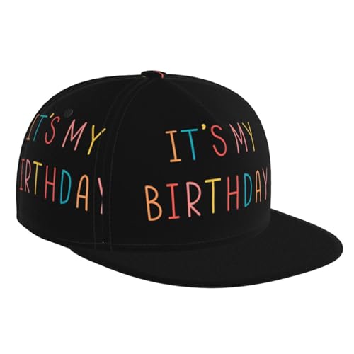 BIEGAS Birthday 2 Snapback Hat - Adjustable Flat-Brim Party Cap for Men & Women